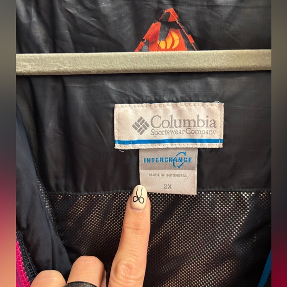 Columbia Women’s Fuchsia Plaid 3-in-1 Snow Jacket - Picture 2 of 10